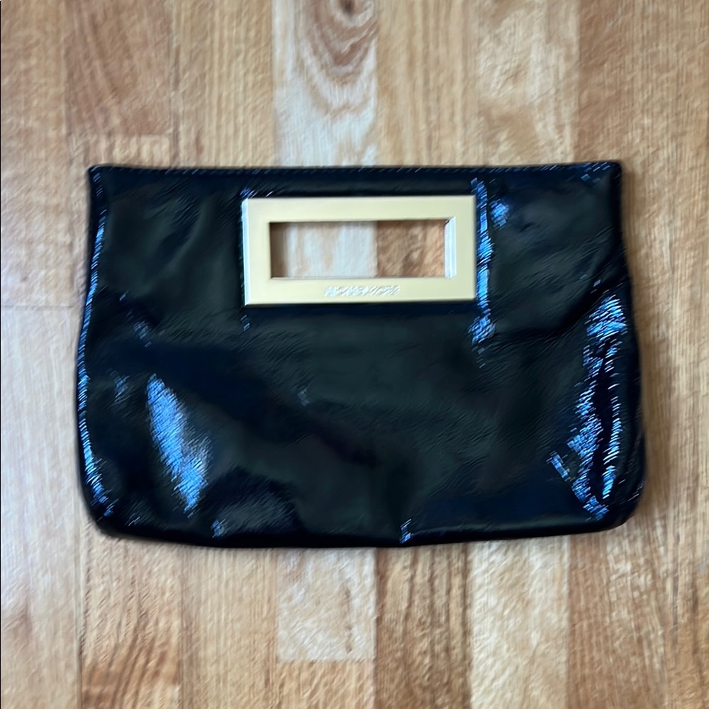 Black Patent Leather Clutch